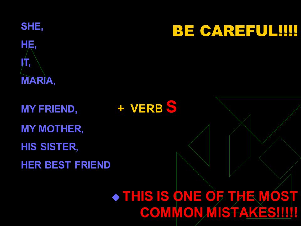 BE CAREFUL!!!.  THIS IS ONE OF THE MOST COMMON MISTAKES!!!!.