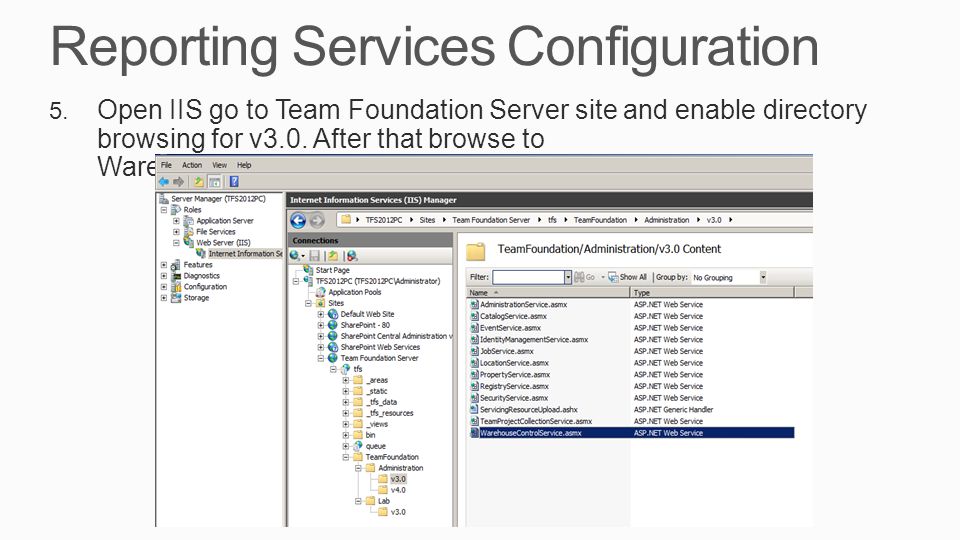 Reporting Services Configuration 5.