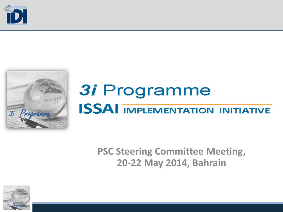 3i Programme PSC Steering Committee Meeting, May 2014, Bahrain