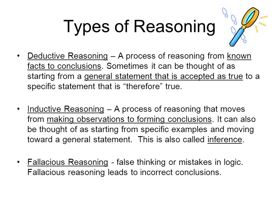 Critical Thinking And Deductive Reasoning