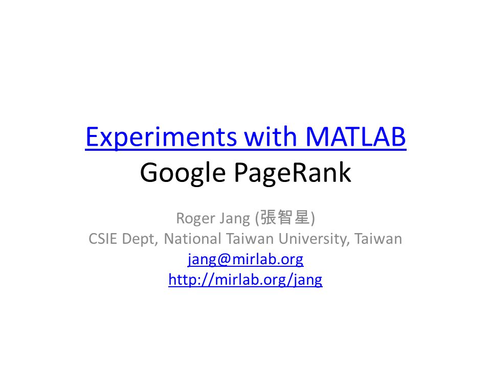 pagerank thesis Fundamental idea behind pagerank— its circular thesis that a web page is important if it is pointed to by other important pages—was not entirely. pagerank thesis Fundamental idea behind pagerank— its circular thesis that a web page is important if it is pointed to by other important pages—was not entirely.