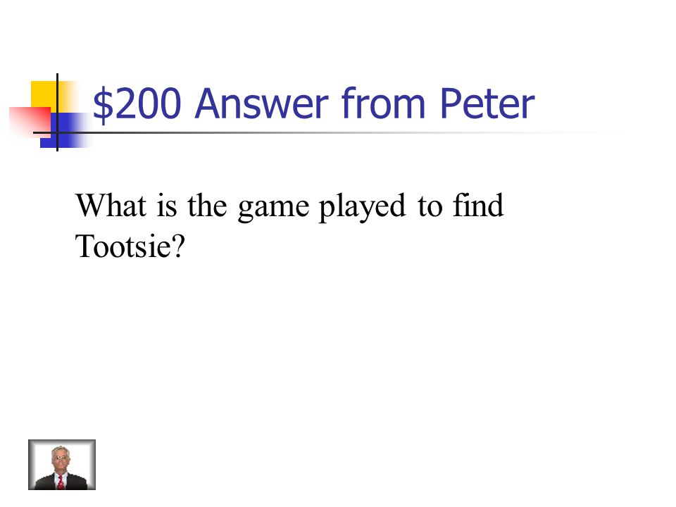 $200 Question from Peter Hot and Cold