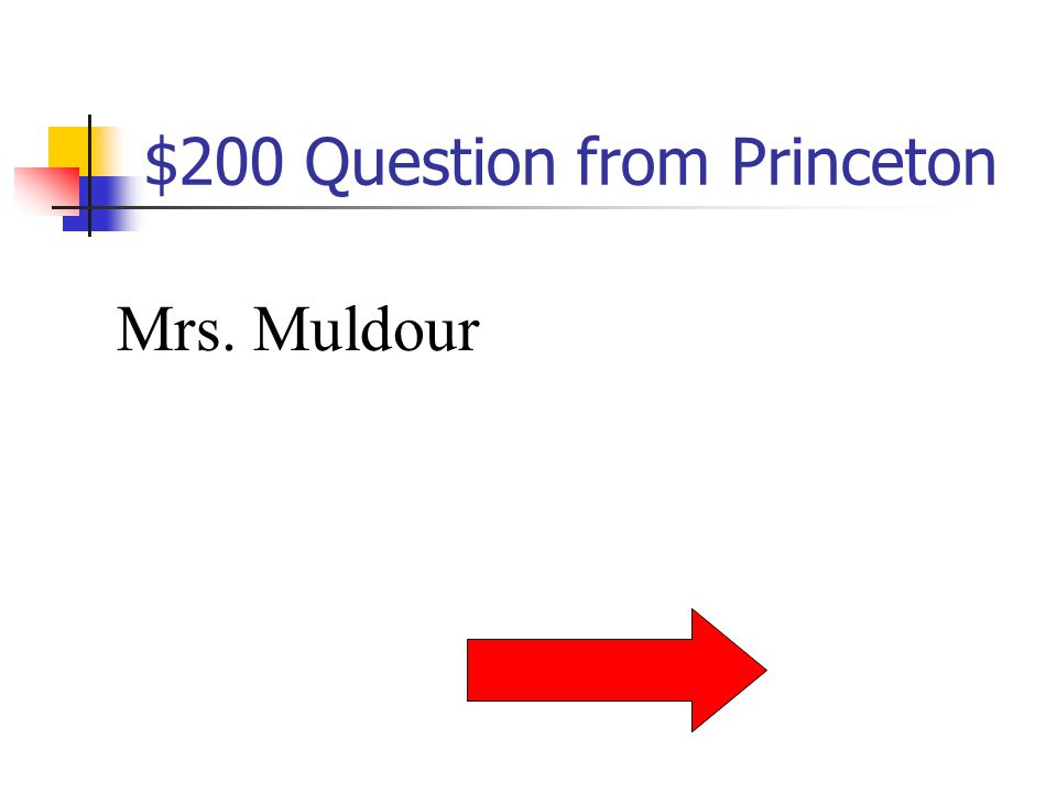 $100 Answer from Princeton What is Peter’s new friend’s name