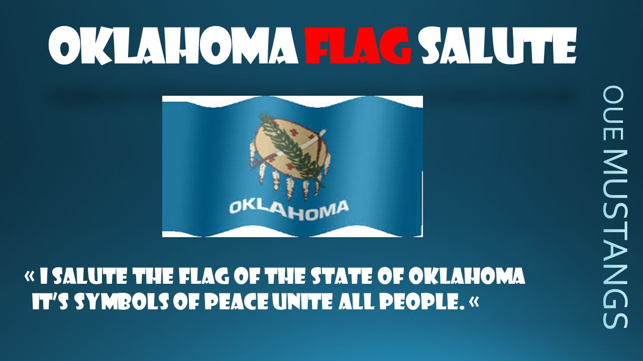Oklahoma Flag Salute