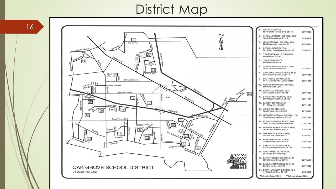 District Map 16