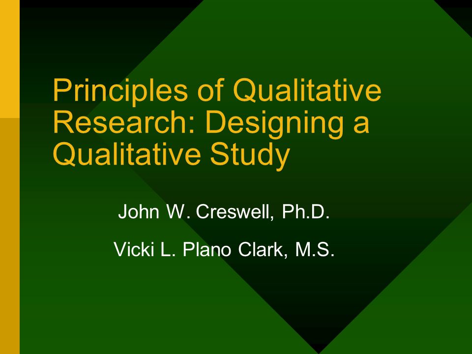 Dissertation Utilizing John Creswell Qualitative Method