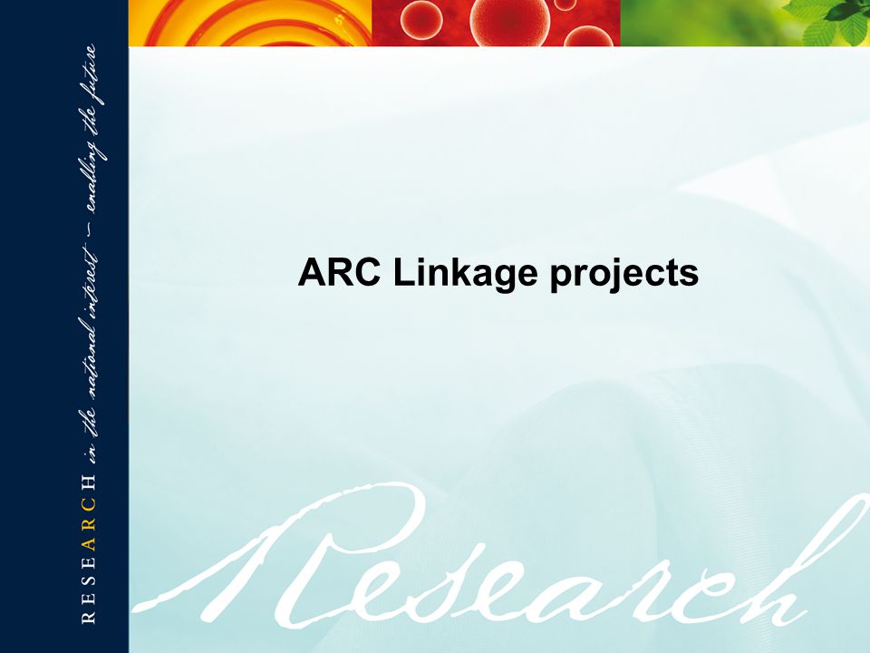 ARC Linkage projects
