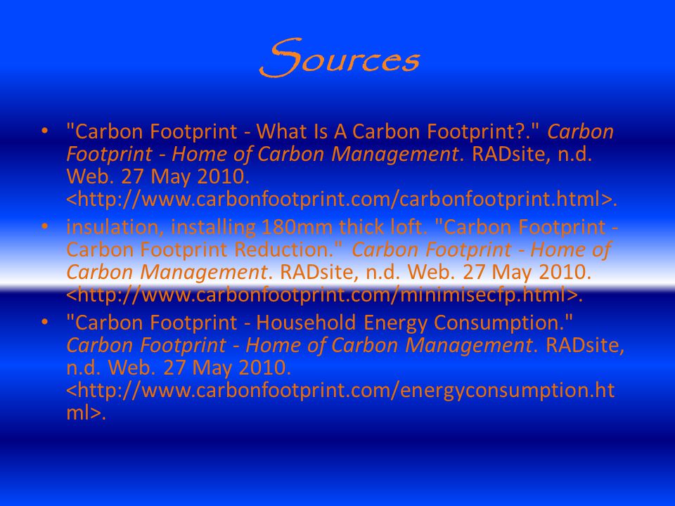 Sources Carbon Footprint - What Is A Carbon Footprint . Carbon Footprint - Home of Carbon Management.