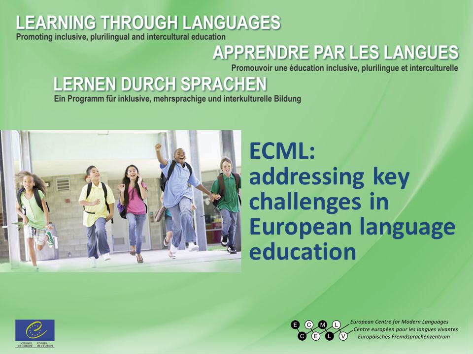 ECML: addressing key challenges in European language education