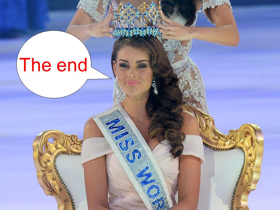 And last but not least, in December 2014, Miss South Africa was crowned Miss World!