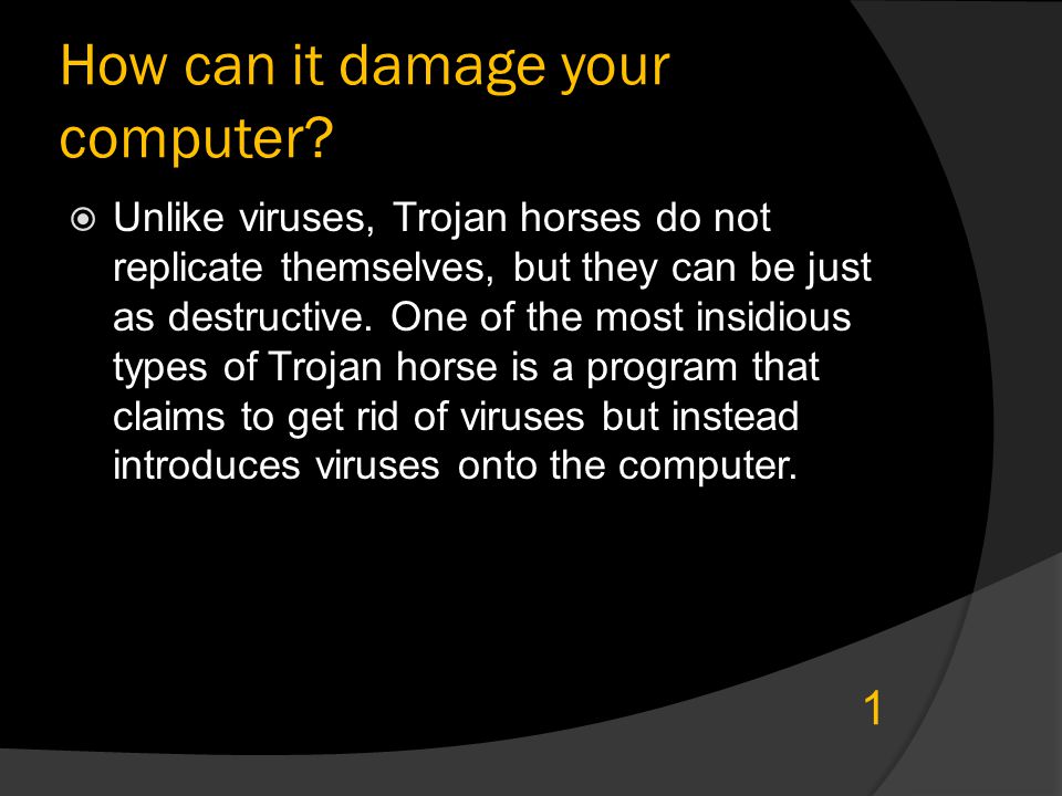 How can it damage your computer.