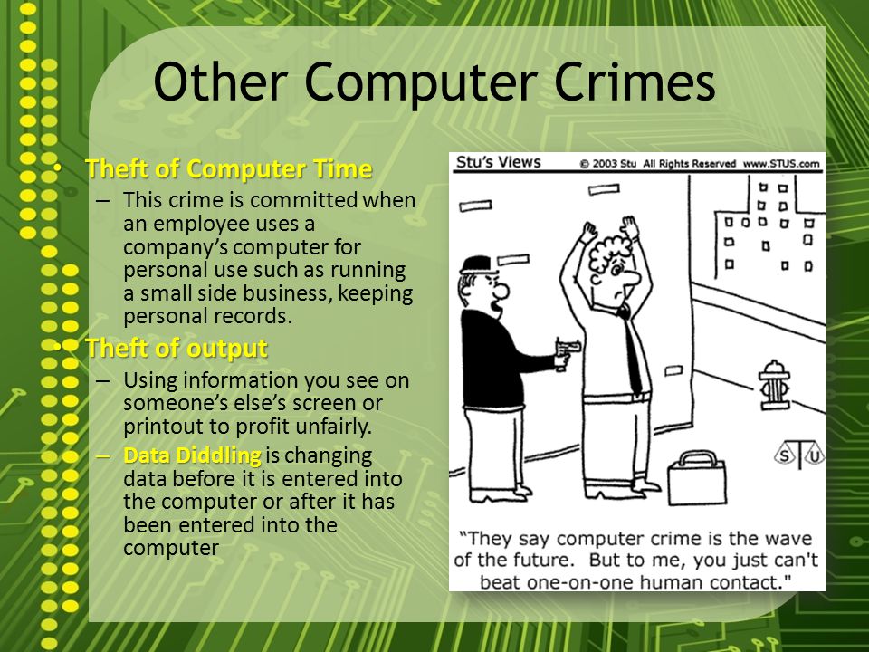 Software Piracy The illegal copying or use of computer programs.