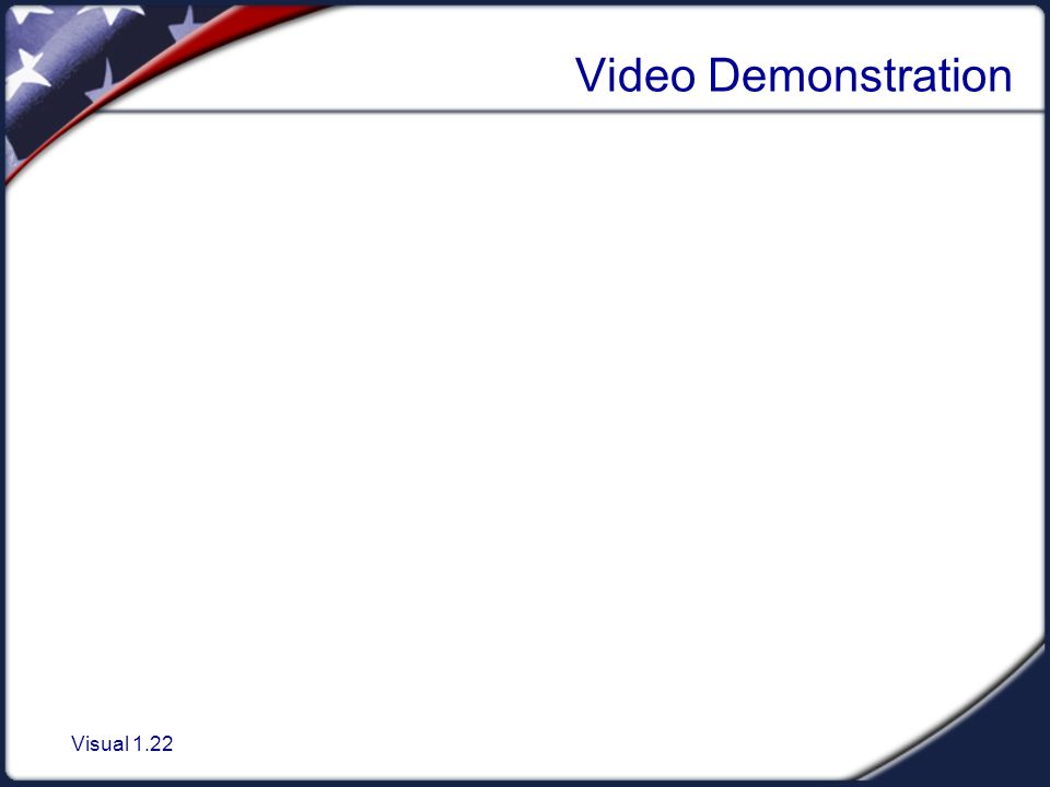 Visual 1.22 Video Demonstration