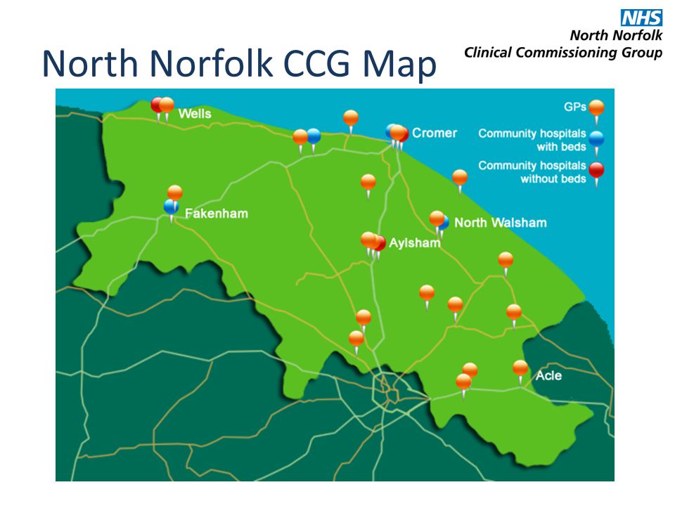 North Norfolk CCG Map