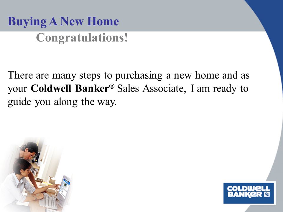 Buying A New Home Congratulations.