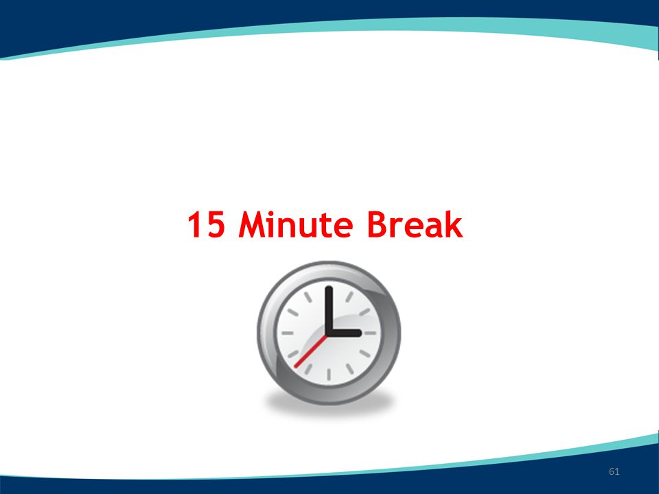 15 minute break