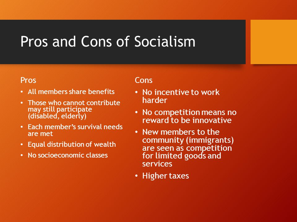pros and cons of communism pros and cons of communism