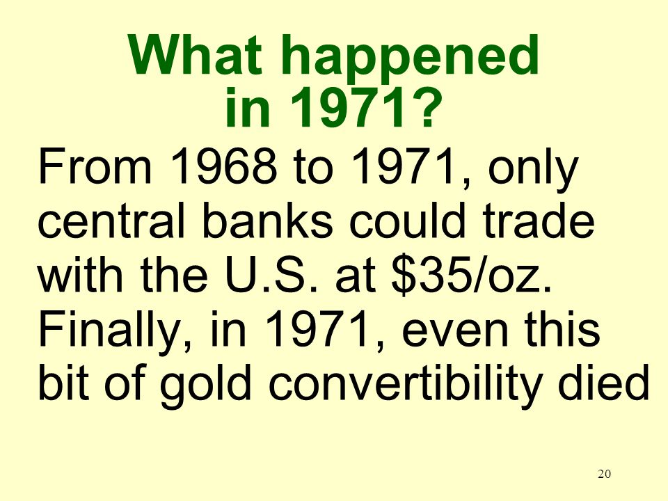 19 What happened in 1968.