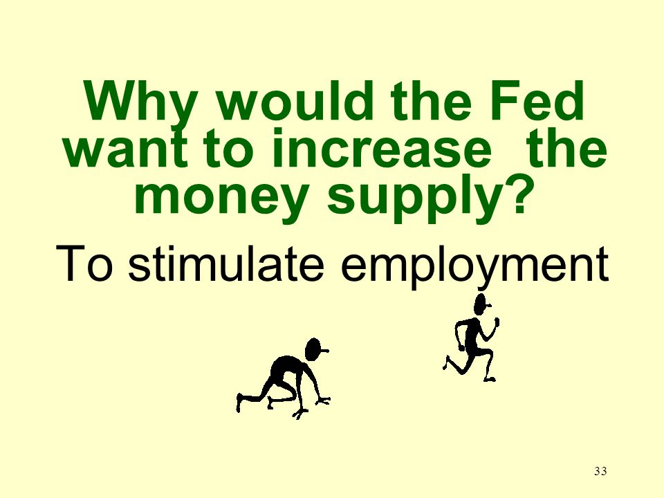 32 Why would the Fed want to decrease the money supply To lower inflation