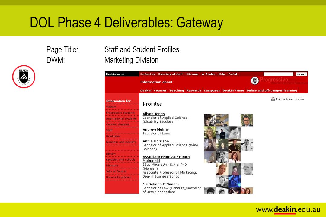 marketing deliverables