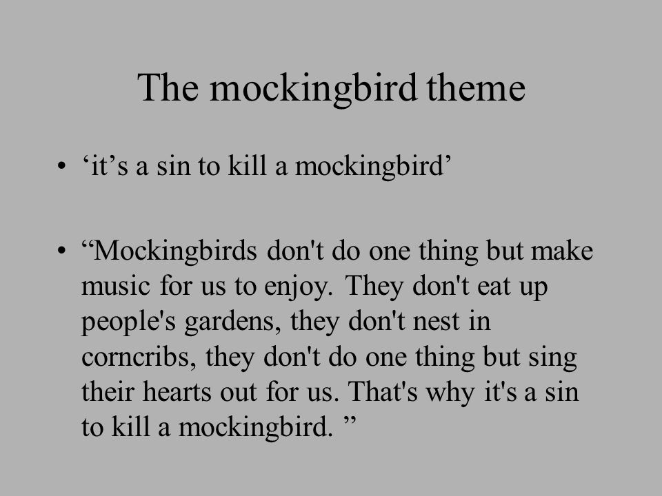 Essay To Kill A Mockingbird