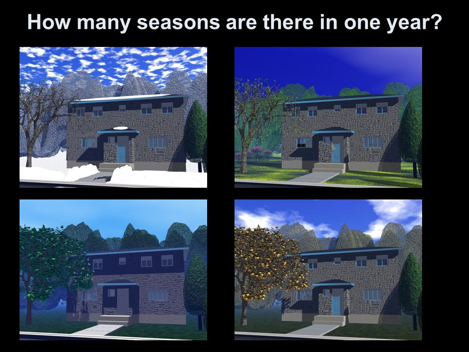 How many seasons are there in one year