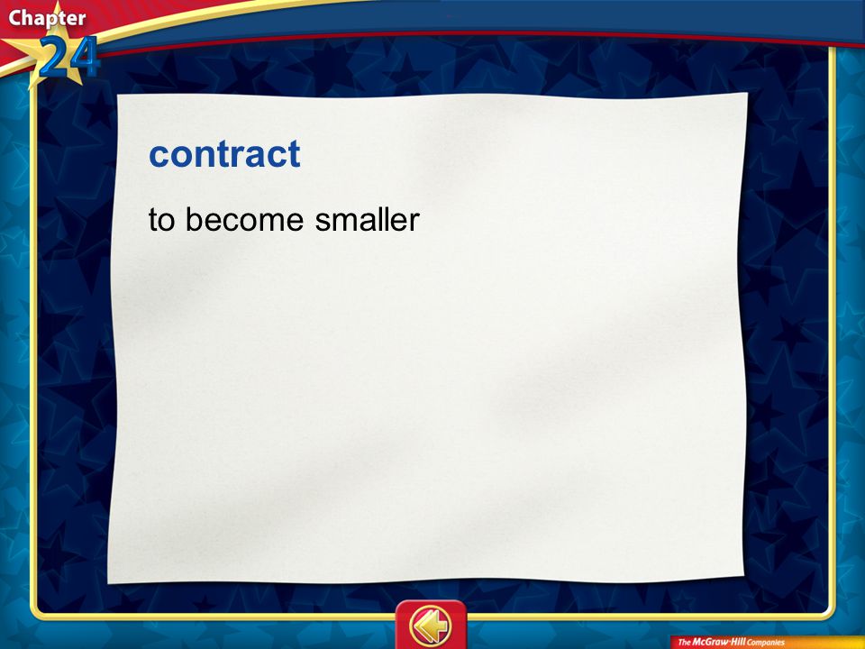Vocab15 contract to become smaller