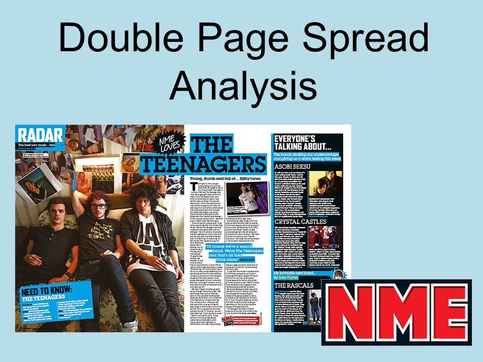 Double Page Spread Analysis