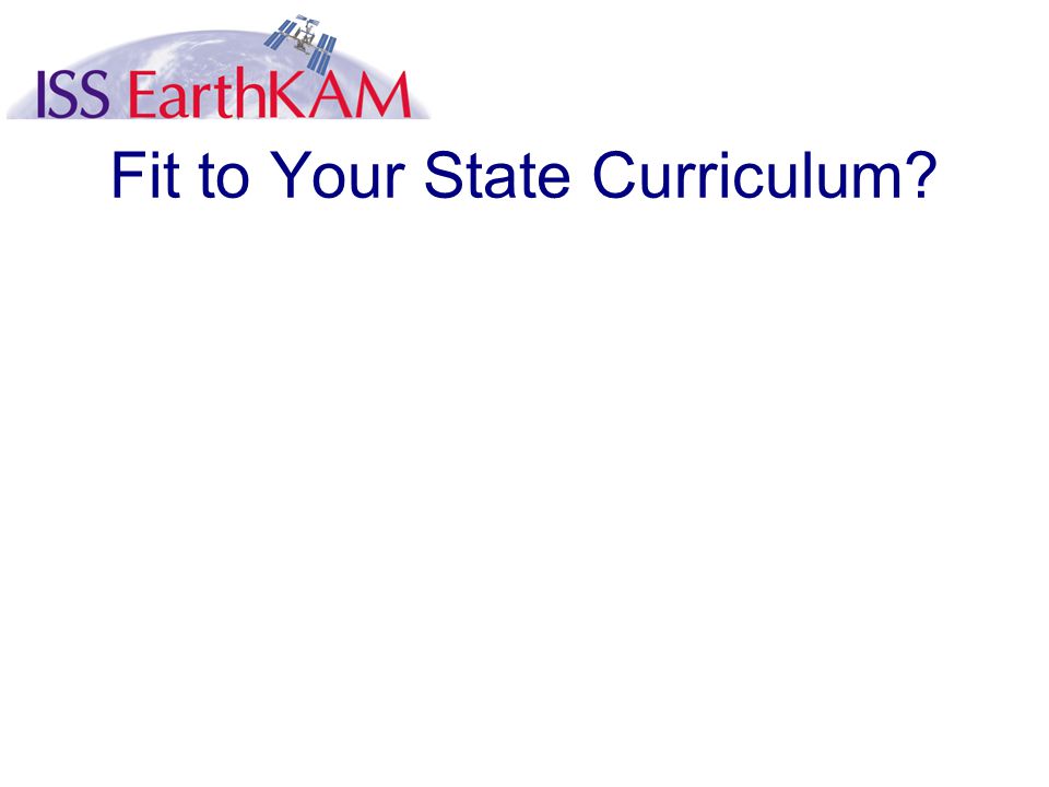 Fit to Your State Curriculum
