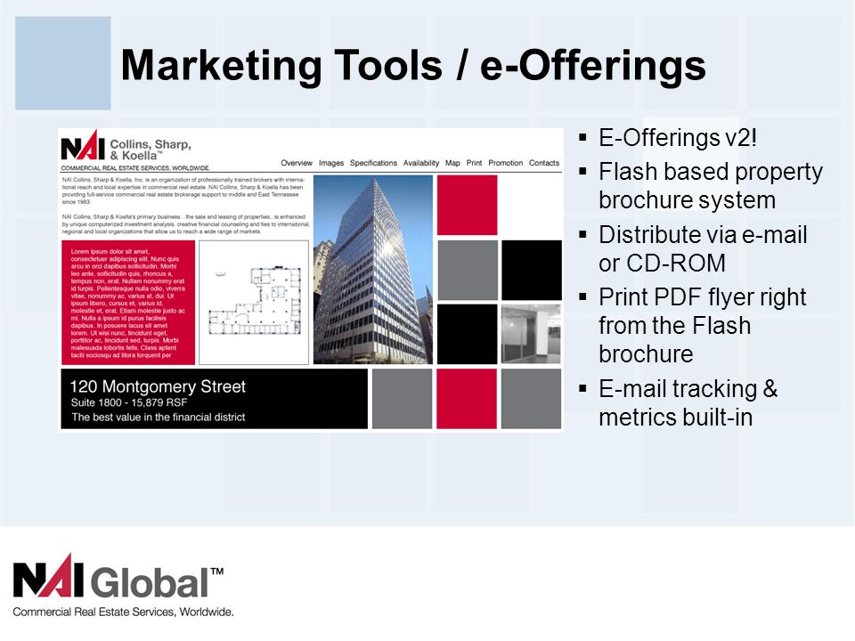 15 Marketing Tools / e-Offerings  E-Offerings v2.