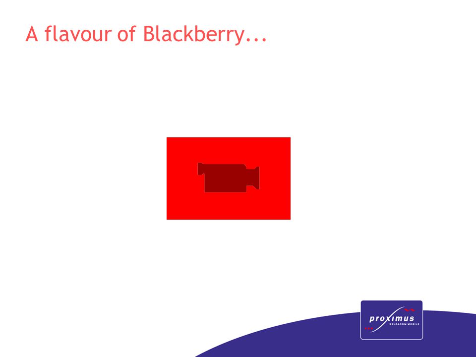 A flavour of Blackberry...