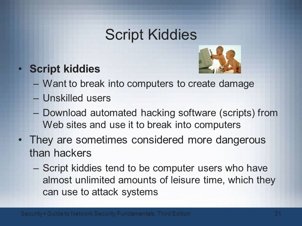 Resultado de imagen para script kiddies hacker