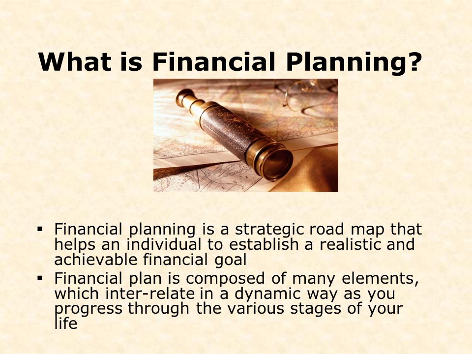 What is Financial Planning.