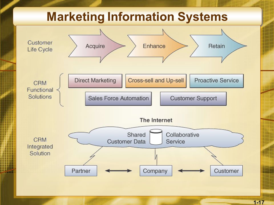 1-17 Marketing Information Systems