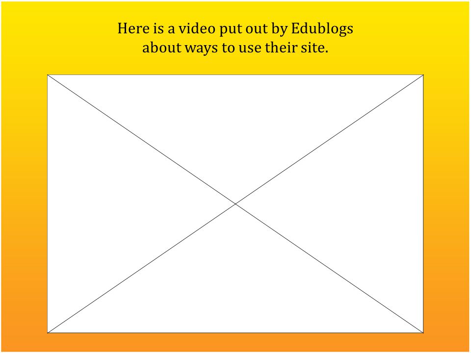 Here is a video put out by Edublogs about ways to use their site.