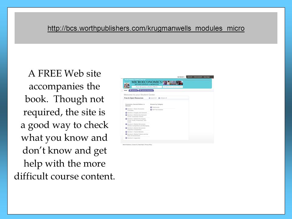 A FREE Web site accompanies the book.