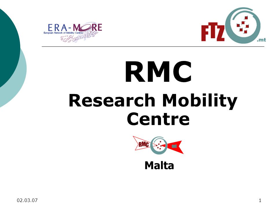 RMC Research Mobility Centre Malta