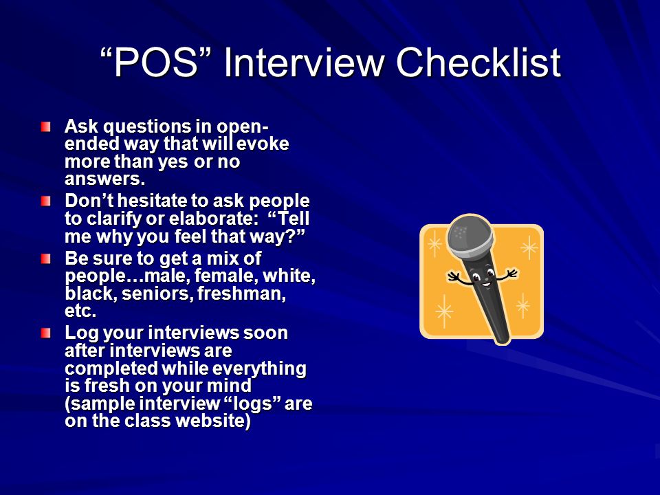questions to ask while being interviewed