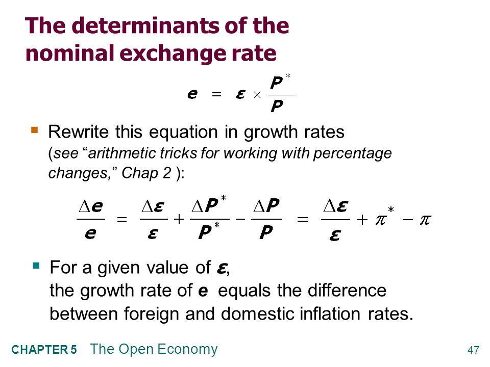 Exchange Rate Equation Macroeconomics Jennarocca Nominal Exchange Rate Equation Jennarocca
