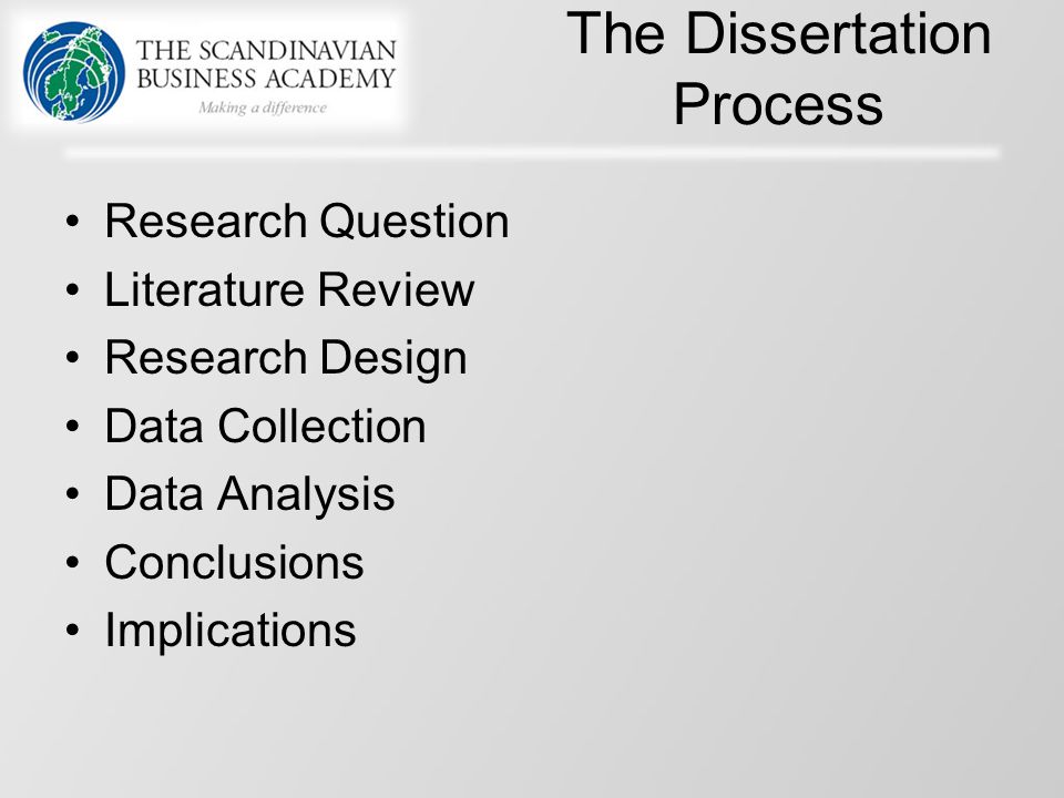 Research Dissertation
