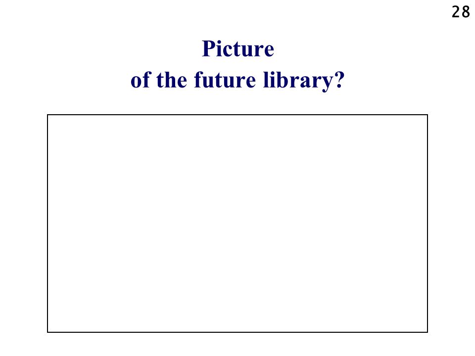 28 Picture of the future library