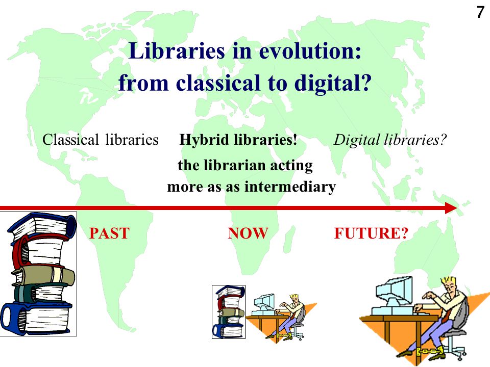 7 Libraries in evolution: from classical to digital.
