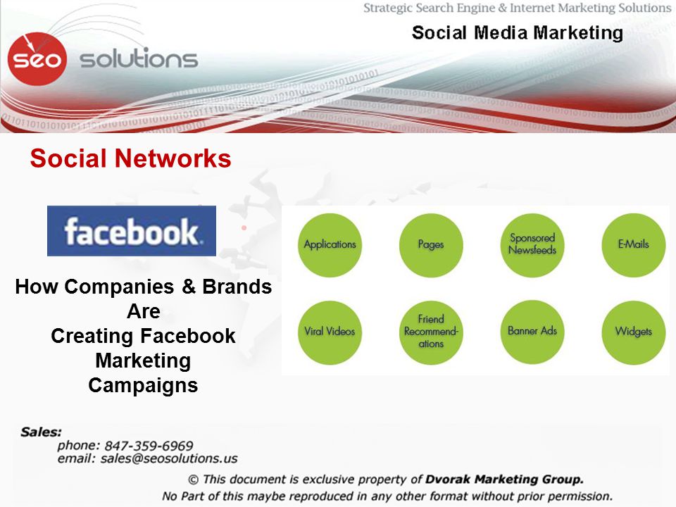 Social Networks How Companies & Brands Are Creating Facebook Marketing Campaigns