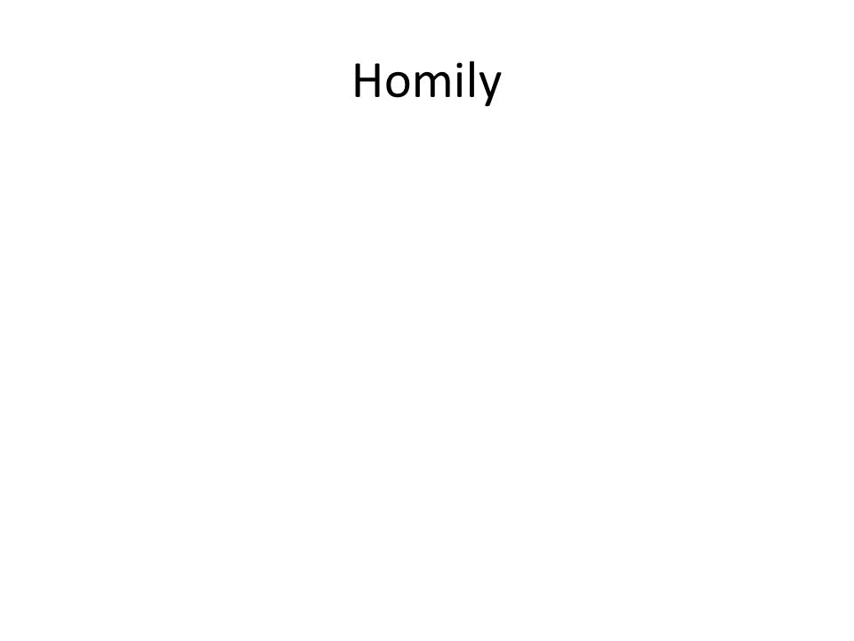 Homily
