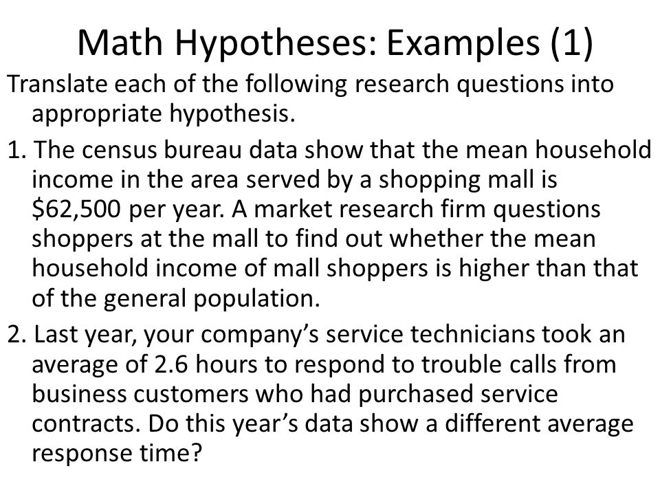 Formulating A Hypothesis In Research