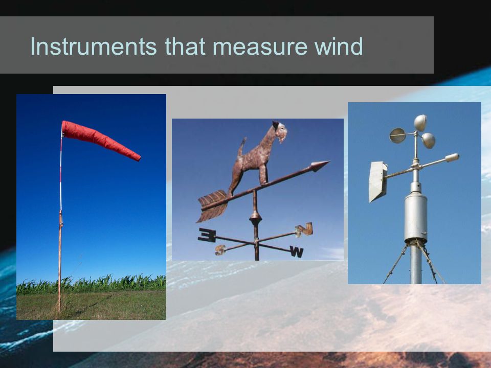 Instruments that measure wind