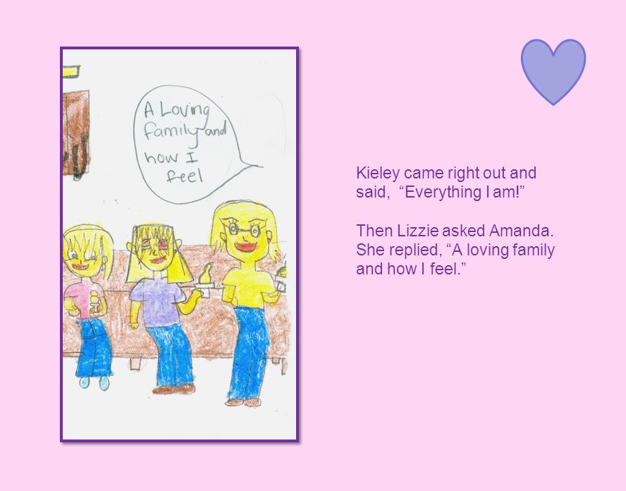 Kieley came right out and said, Everything I am! Then Lizzie asked Amanda.