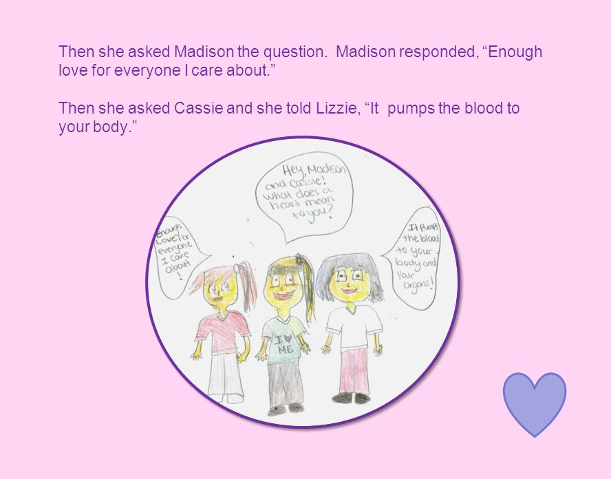 Then she asked Madison the question.