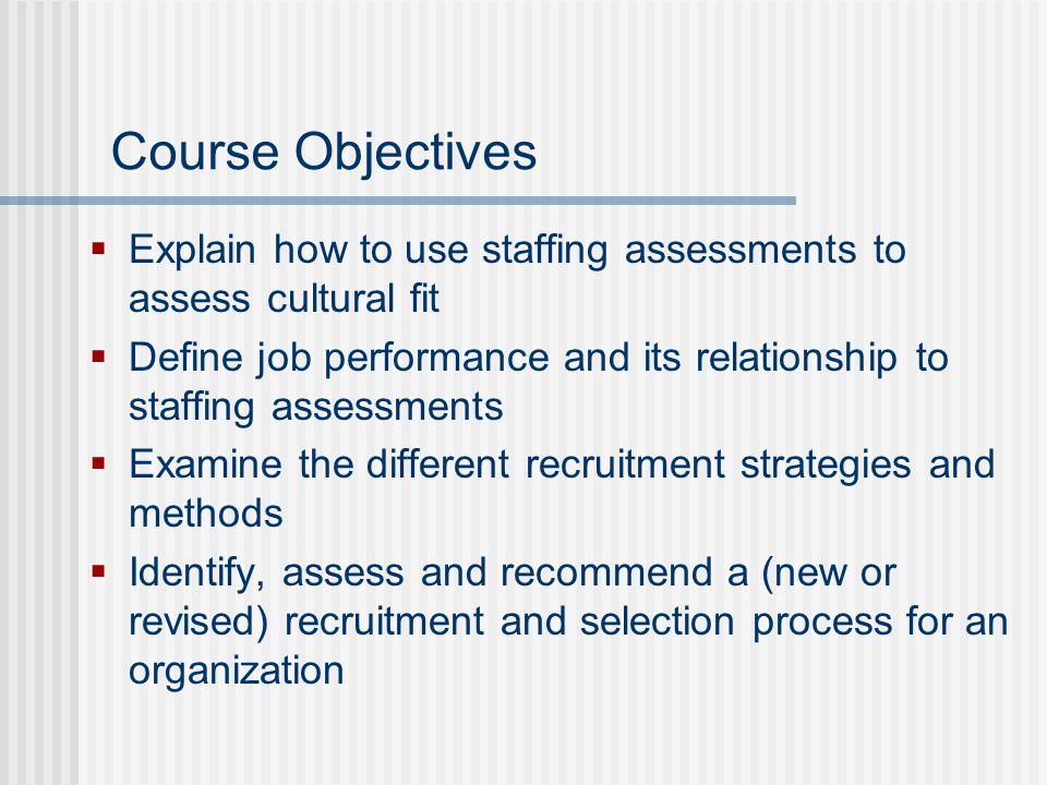 recruitment and selection strategies recommendations