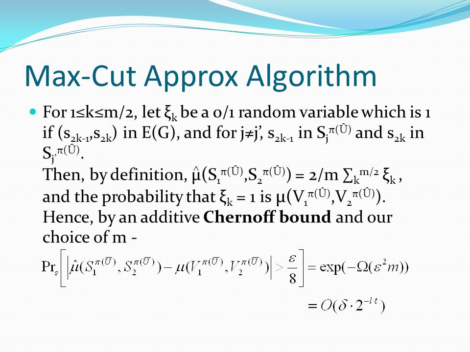 Oded Goldreich Shafi Goldwasser Dana Ron February 13 1998 Max Cut Property Testing By Ori Rosen Ppt Download